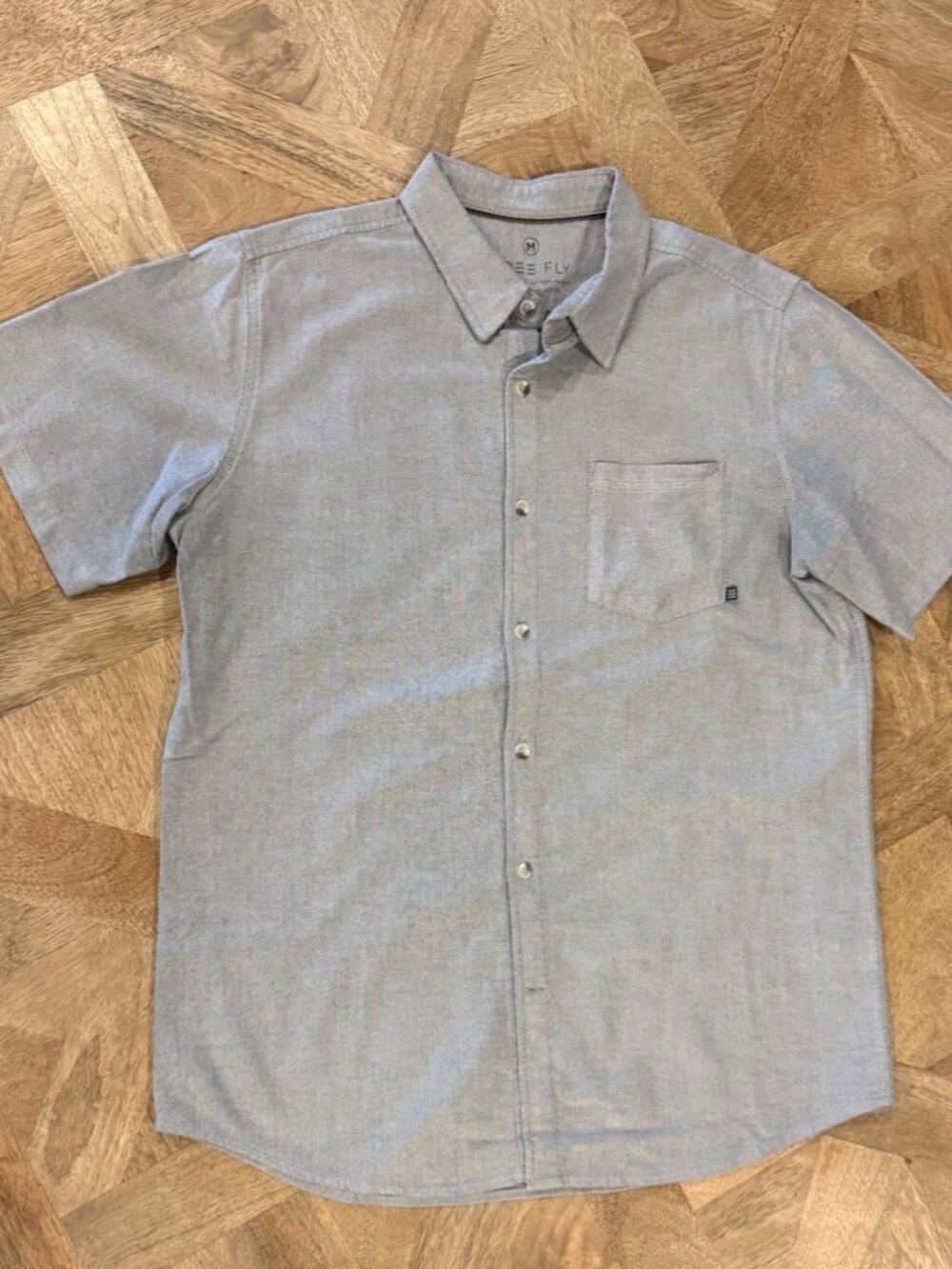 Men's Free Fly Short Sleeve Button Up Shirt